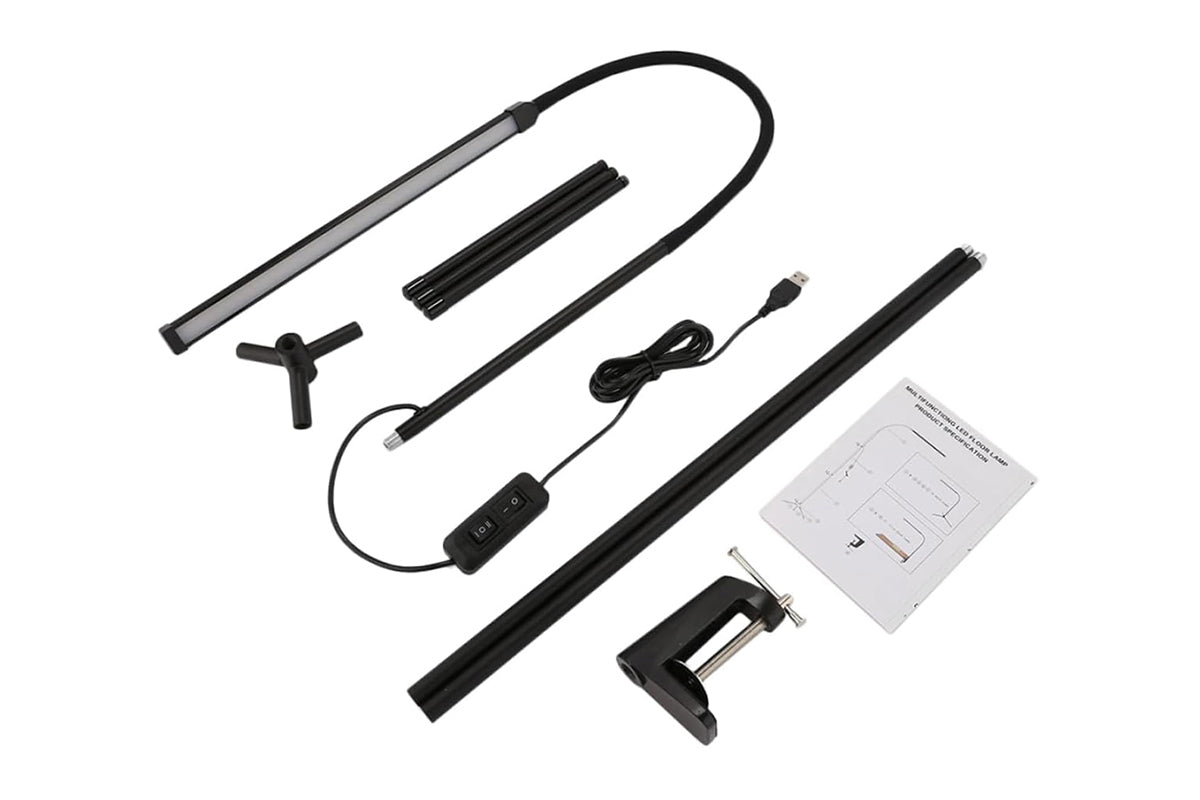 Modern LED Floor Lamp Standing Lamp Gooseneck Dimmable Modern Standing Light