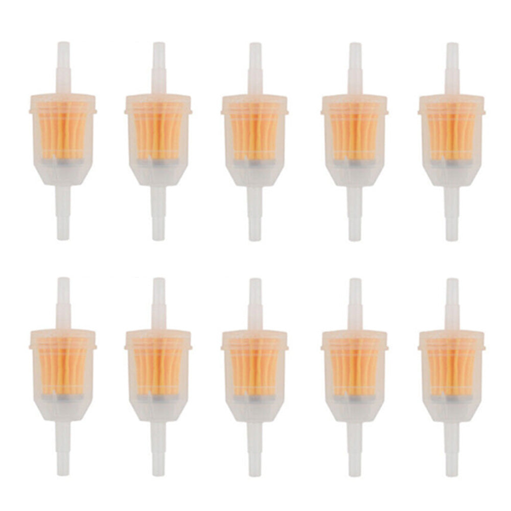 10PCS Inline Fuel Filters for Small Engines Motorcycles & Lawn Mowers