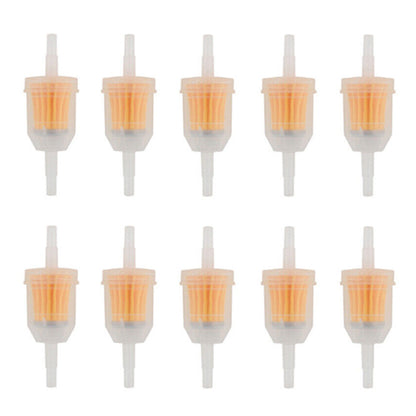 10PCS Inline Fuel Filters for Small Engines Motorcycles & Lawn Mowers