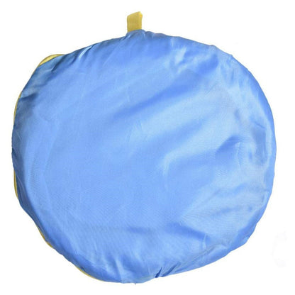 Portable Pop-Up Small Animal Playpen Foldable Pet Tent for Chick Hamster Rabbit Blue