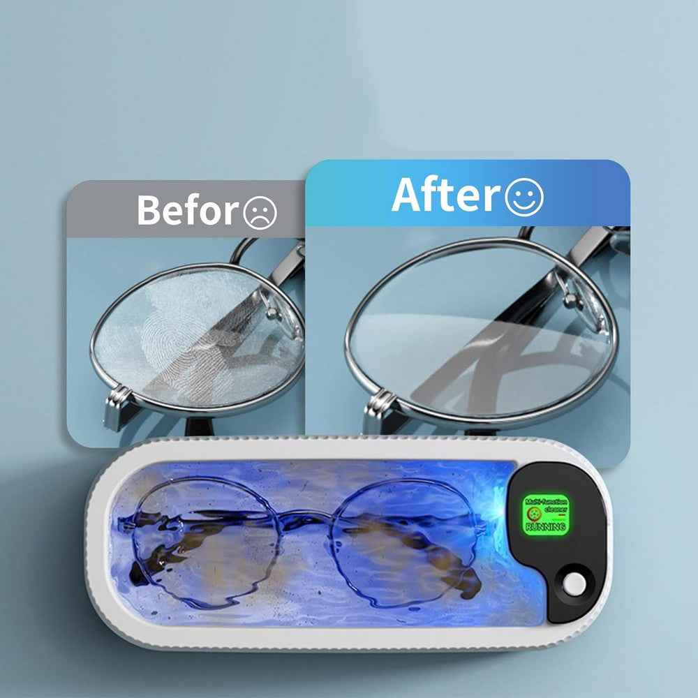 Ultrasonic Jewelry Cleaner for Eyeglasses Rings Watch Strap