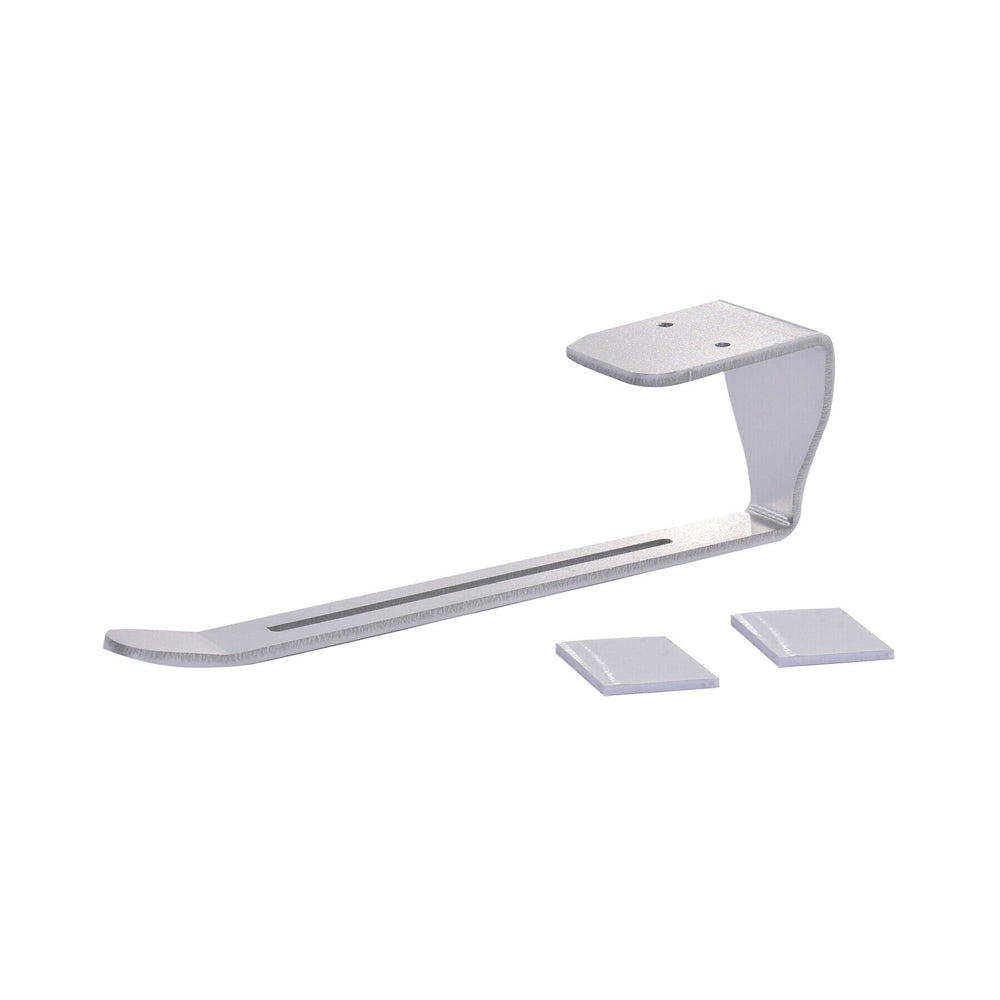 Tumbler Lid Organizer Self-Adhesive Under-Cabinet Mount Space-Saving Lid Holders Silver