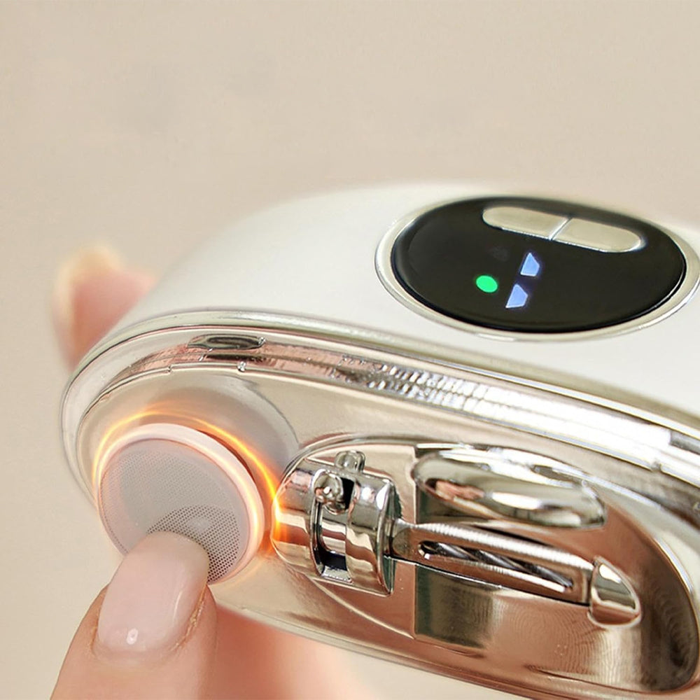 3-in-1 Electric Nail Trimmer Electric Nail Clippers for Seniors - White