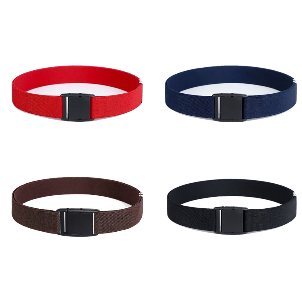 4Pcs Elastic Belt Adjustable Invisible Stretch Waistband for Men Women