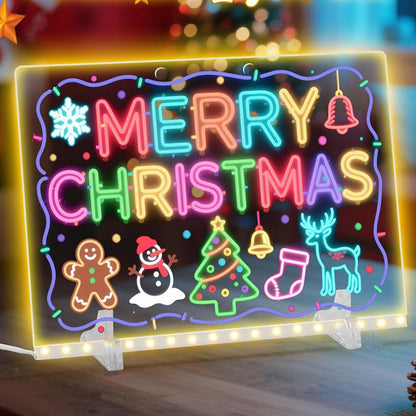 LED Glow Light Drawing Board Dry Erase Boards