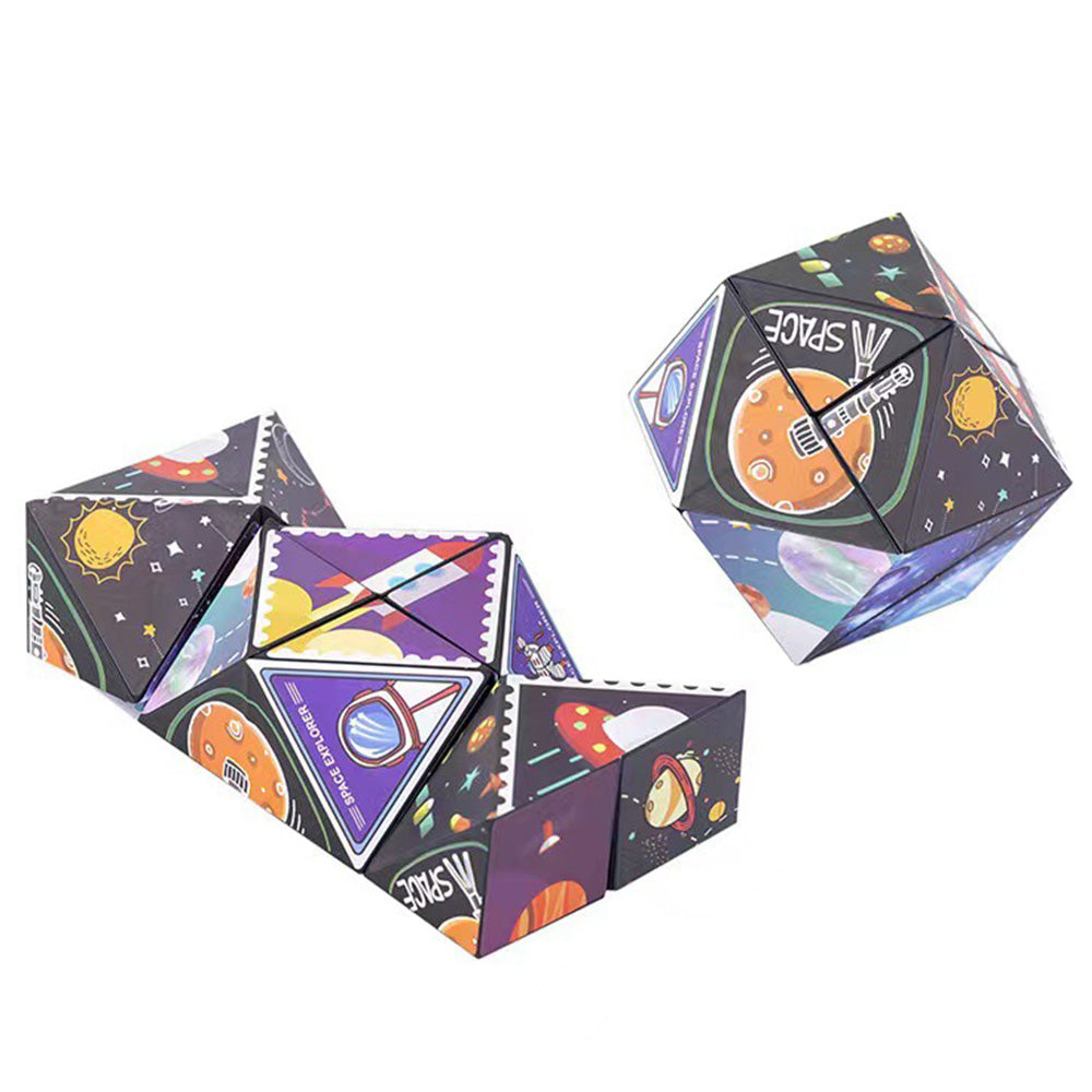 4Pcs Infinity Cube Puzzle Toys Sensory  Geometric Infinity Cube Toys Style 1