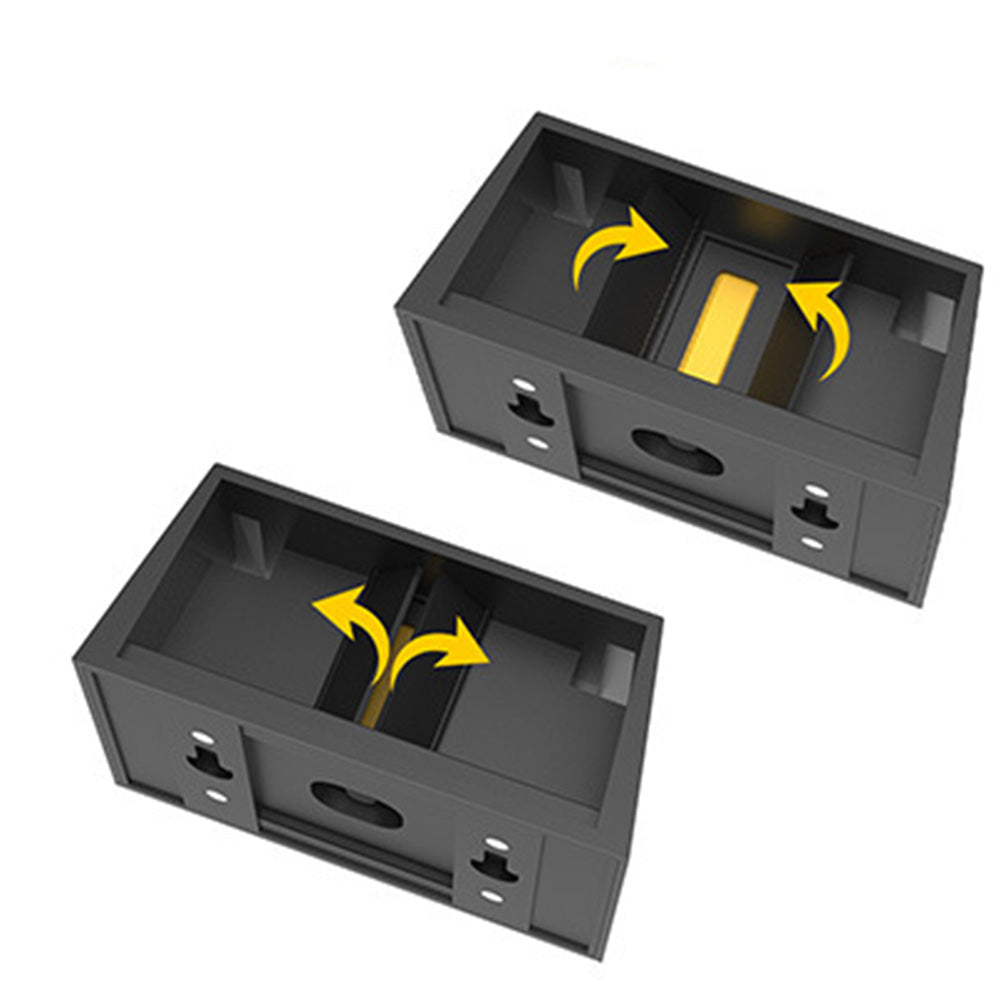 Solar Wall Light Adjustable Beam Angle for Garden Patio-Warm Light