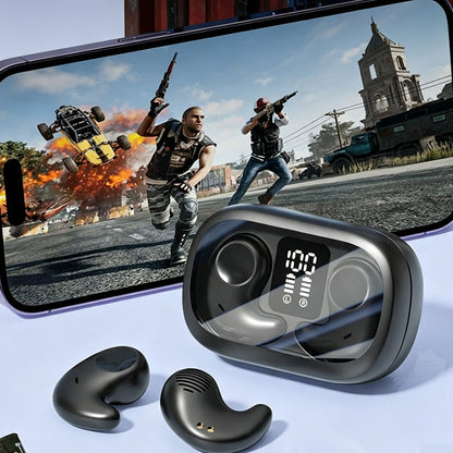 Sleep Earbuds Bluetooth 5.3 In Ear Headphones for Sleeping - Black
