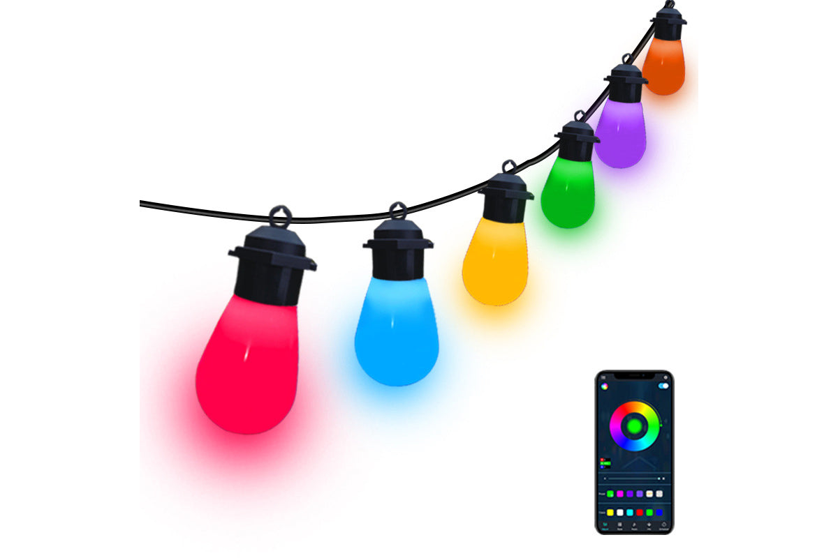 20 LED Bulbs Outdoor String Lights IP65 Waterproof String Lights for Christmas