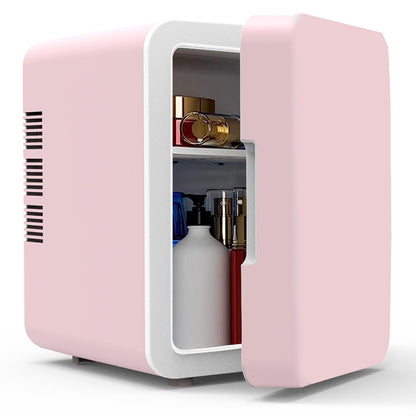 6L USB Mini Fridge Portable Can Cooler for Car - Pink