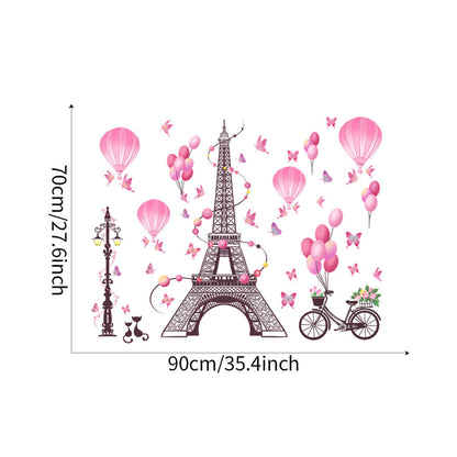 Paris Tower Wall Stickers Eiffel Tower Wall Sticker Decal