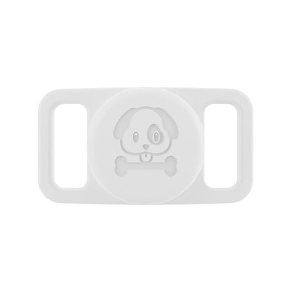 For Apple AirTag Case Silicone Airtag Protective Cover Air Tag Holder White