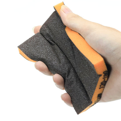 5 Pcs Double-Sided Flexible Sponge Sanding Pads in 5 Grits for Crafts
