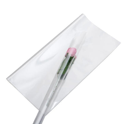 Clear Waterproof OPP Flower Bouquet Wrapping Paper Rolls - Clear