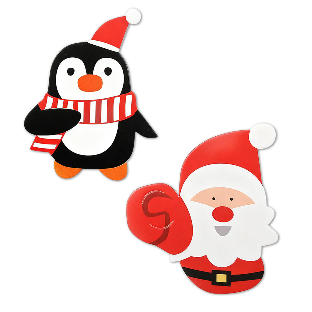 100PCS Christmas Party Lollipop Holders ¨C Santa Claus Candy Paper Card Decorations