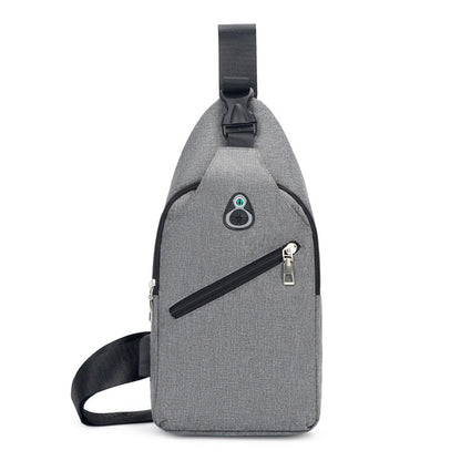 Crossbody Bag Casual Sling Bag Multi-Pocket Chest Bag Grey