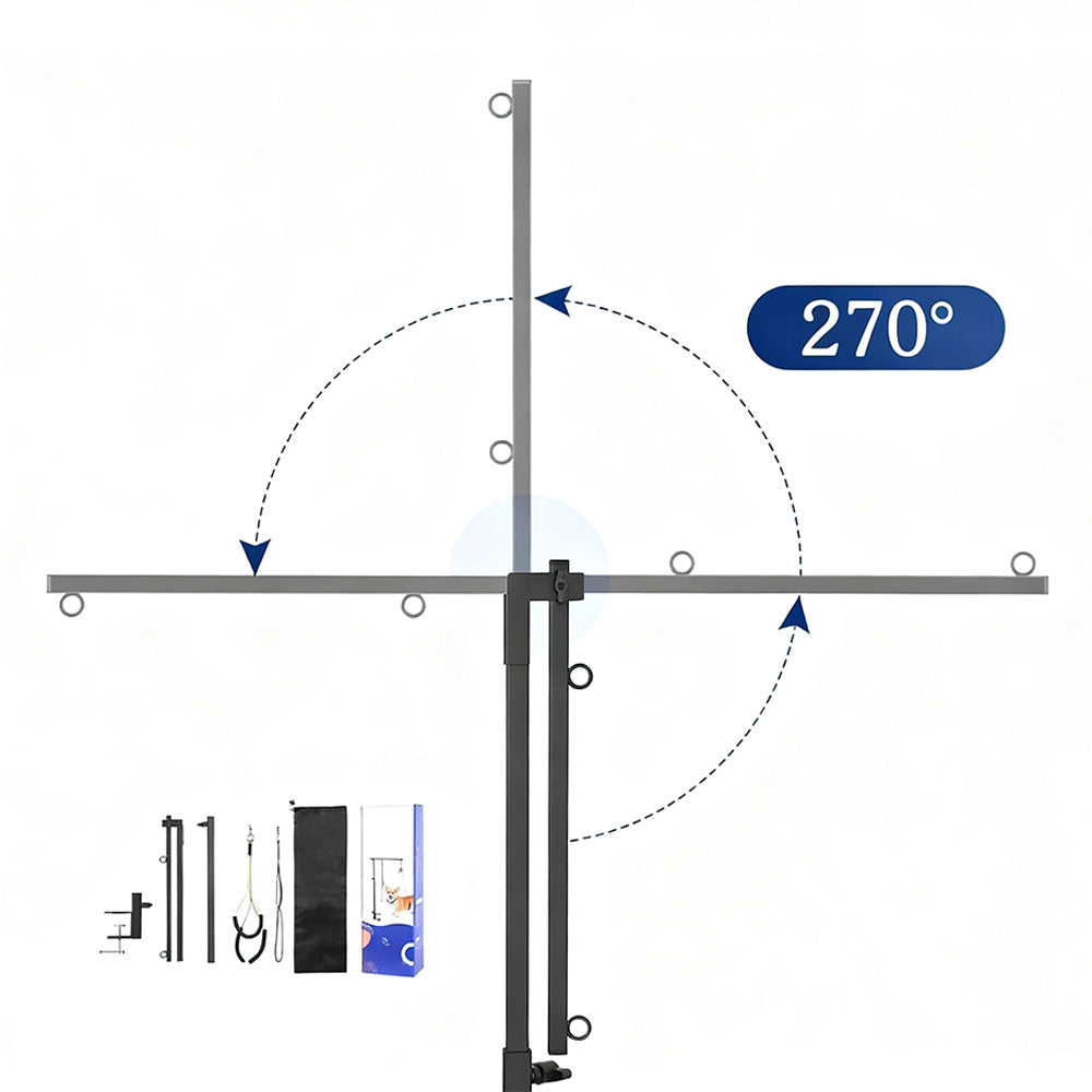 Dog Grooming Holder Pet Grooming Hammock Stand with Loop Noose