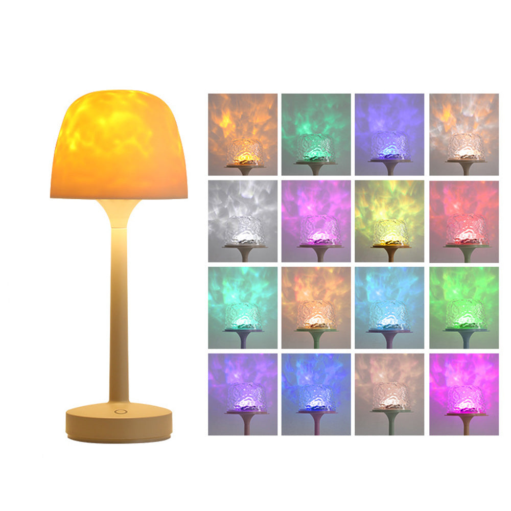 Waterproof Shower Lamp with 16 Colour Ocean Wave Projector