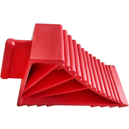2Pcs RV Wheel Chocks Non-Slip Base Wheel Stoppers for Cars Camper RV Trailer