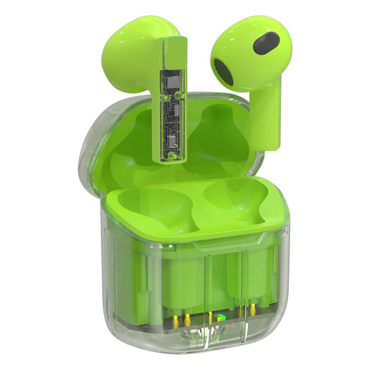 Wireless Earbuds Bluetooth 5.3 Sports Headphones Stereo Earphone Green