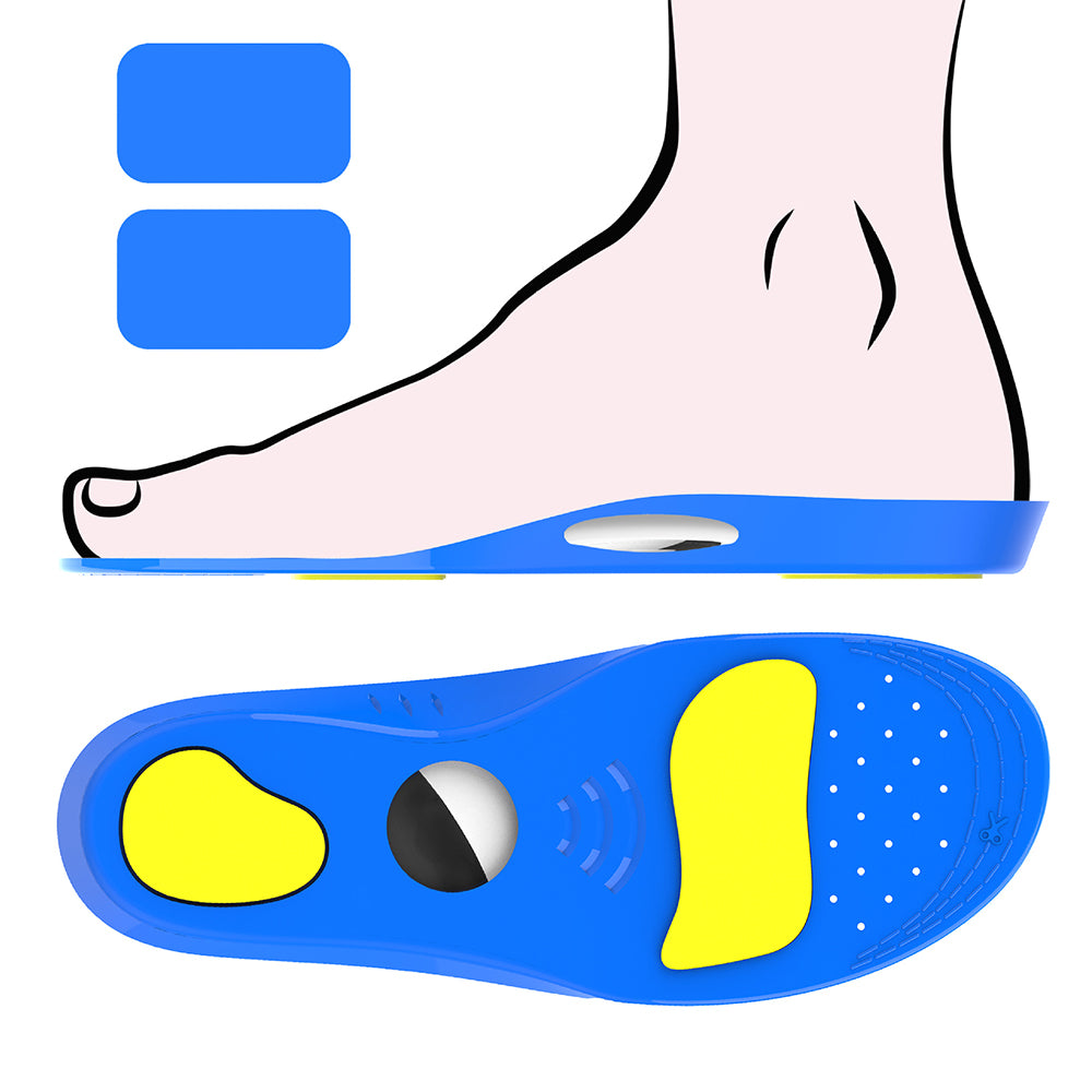 Shockproof CuttableInsole with Hidden Pocket for AirTag