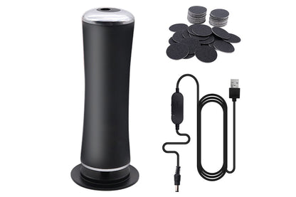 Electric Foot Grinding Dead Grinder Skin Foot File Callus Remover Pedicure Tool -Black