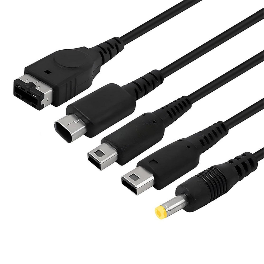 5 in 1 USB Charger for Nintendo NDSL NDS WIIU SP PSP