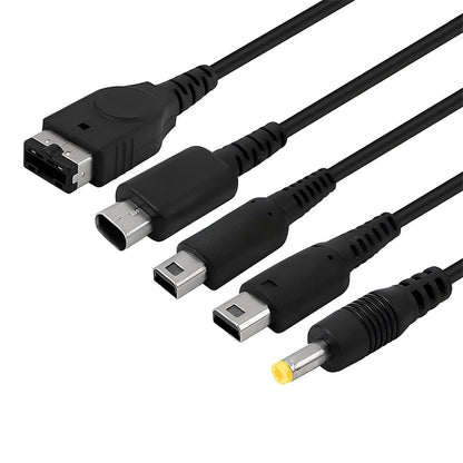 5 in 1 USB Charger for Nintendo NDSL NDS WIIU SP PSP