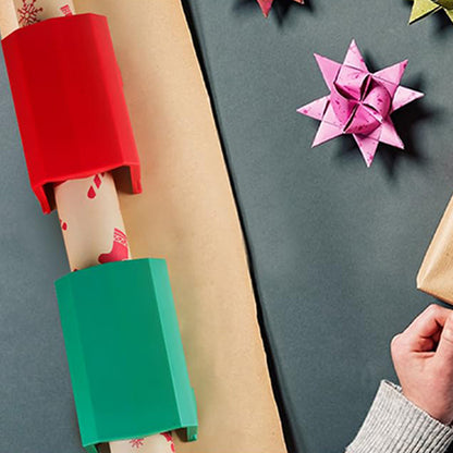 2Piece Christmas Gift Wrap Cutter Wrapping Paper Cutter