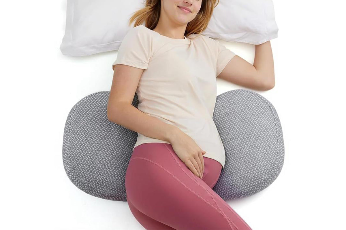 Pregnancy Pillow for Sleeping Adjustable Travel Wedge Pillow for Back Belly Hip
