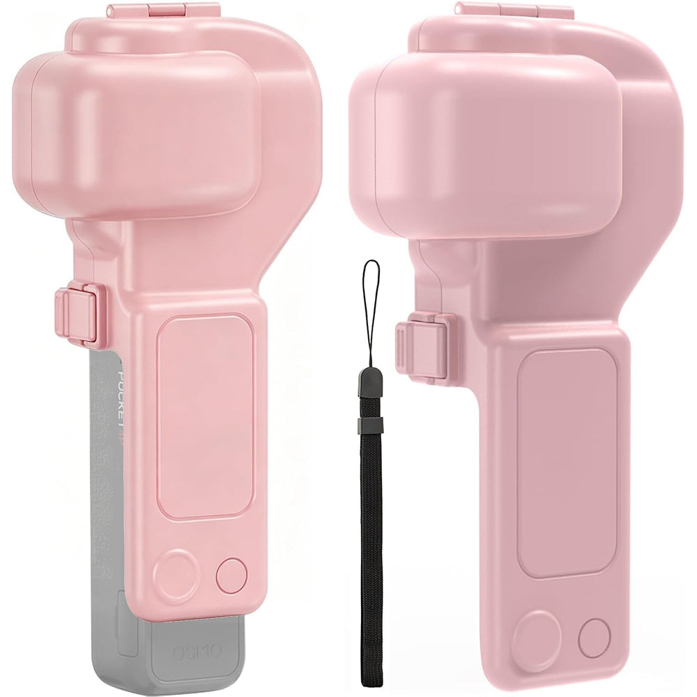 Protective Case for DJI Pocket 4 Pro with Lanyard - Pink