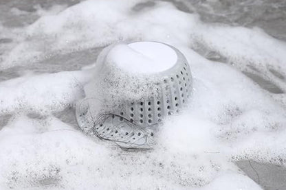 2Pcs Bathtub Drain Hair Catcher Silicone Shower Hair Catcher for Pop Up and Regular Drains