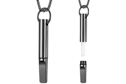 Breathing Necklace with 3 Flavoured Filters - Black