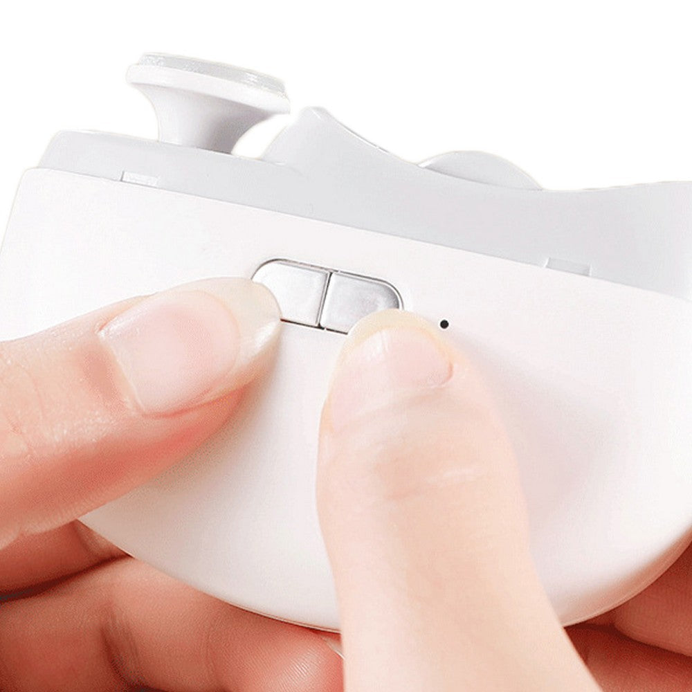 USB Rechargeable Electric Nail Clipper Trimmer with Light 2 Speed Nail File