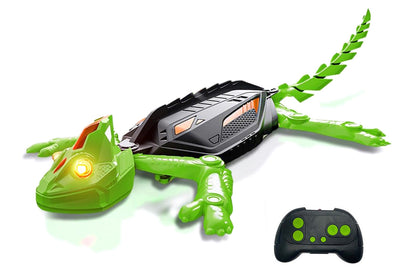 Rechargeable Wall Climbing Gecko RC Car Toy Green