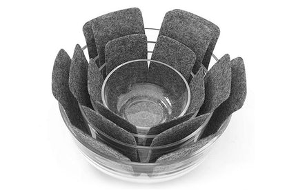 3pcs Cookware Protectors Felt Pot and Pan Protector Pads for Stacking Kitchen Organization