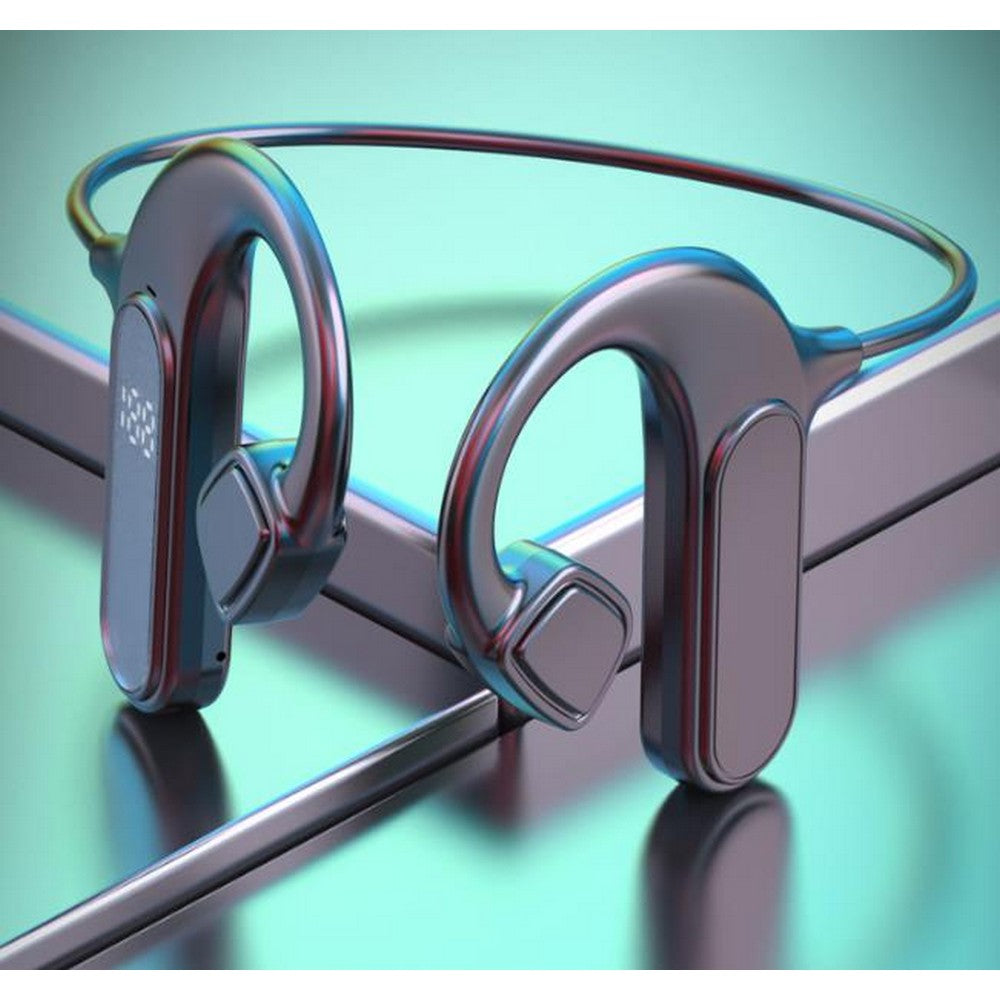 Bone Conduction Headphones Wireless Bluetooth Earphones Stereo Earbuds Outdoors Sports Waterproof Digital Heaadset With Mic