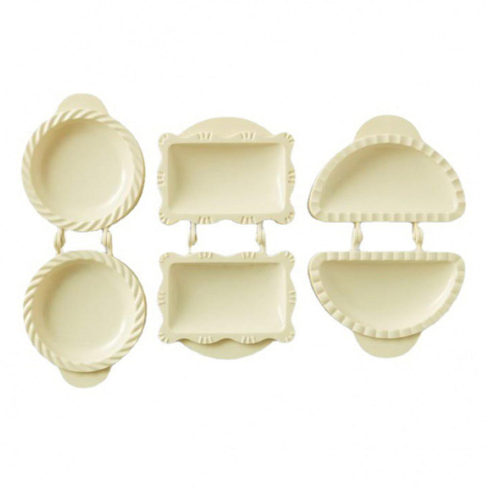 3PCS Mini Pie Molds Dough Press Set for Handmade Cookies & Pies