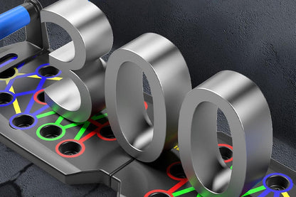 28 in 1 Foldable Push Up Board with Resistance Bands for Full Body Strength Training