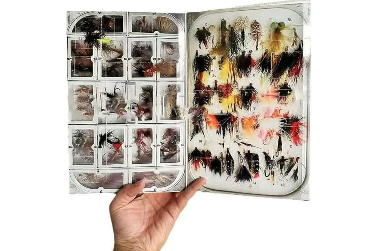 Fly Fishing Advent Calendar 24 Days Fishing Lure Blind Box Holiday Gift for Anglers