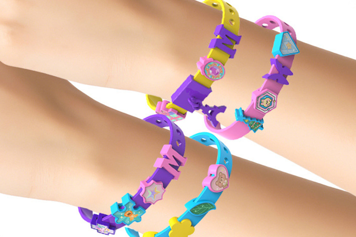 DIY Friendship Bracelet Making Kit With Stickers Wrist Band Craft Kit For Girls