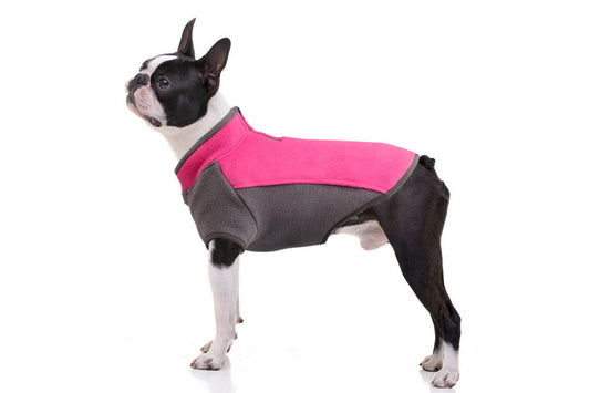 Winter Clothes Fleece Vest Dog Stretchy Sweater Warm Pullover Dog Jacket-Purple