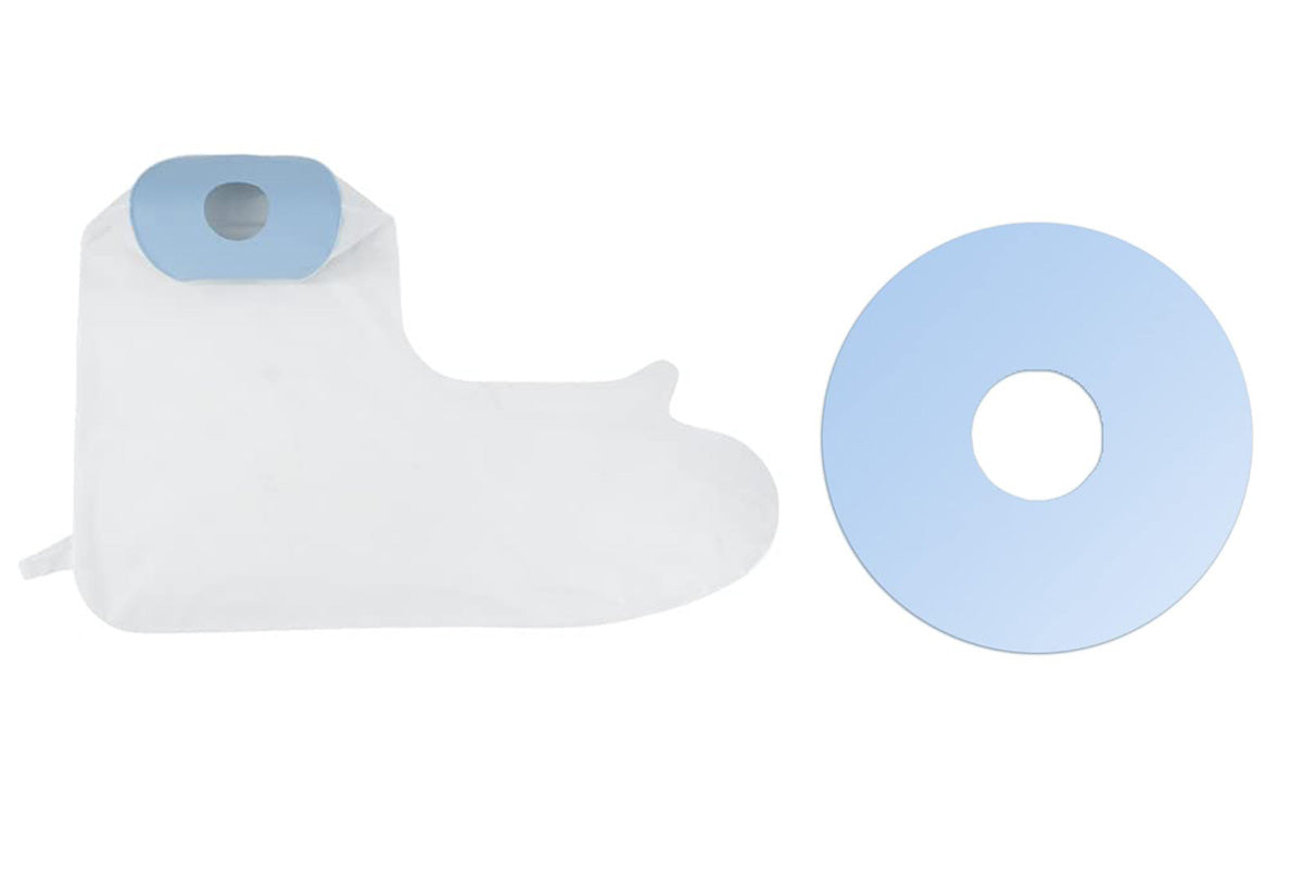 2Pcs Adult Waterproof Shower Arm Cast Cover Reusable Elastic Bandage Protector for Wound Care
