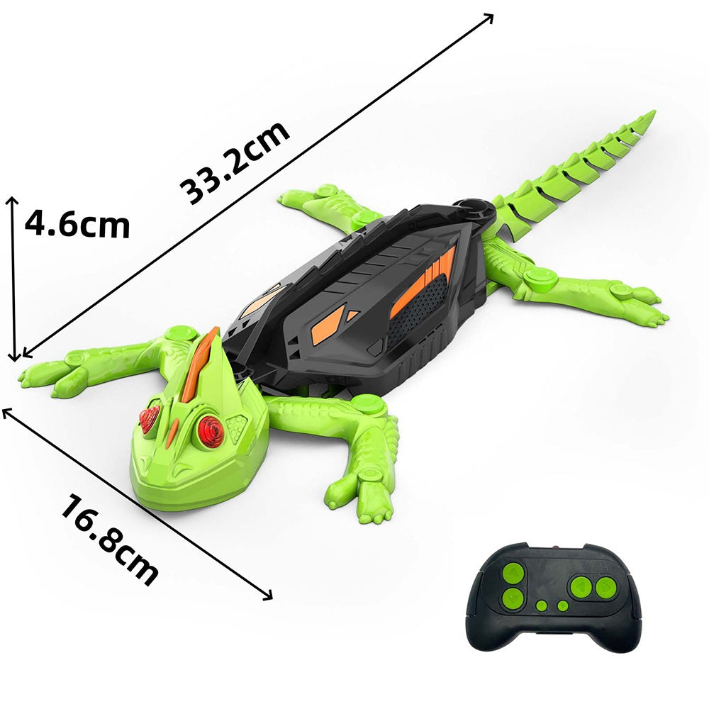 Wall Climbing RC Chameleon Toy ¨C Wall Crawler Lizard with LED Eyes for Kids