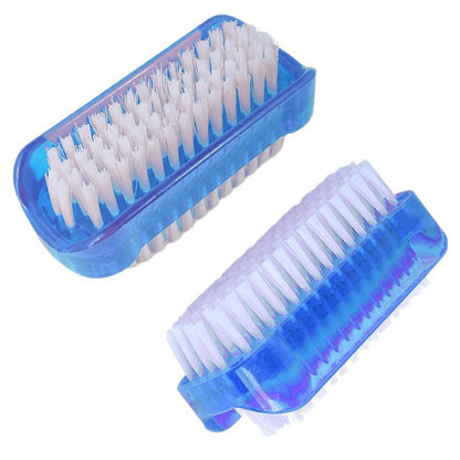 6Pcs Double Sided Nail Brushes Manicure Pedicure Cleaning Scrub Brush Set