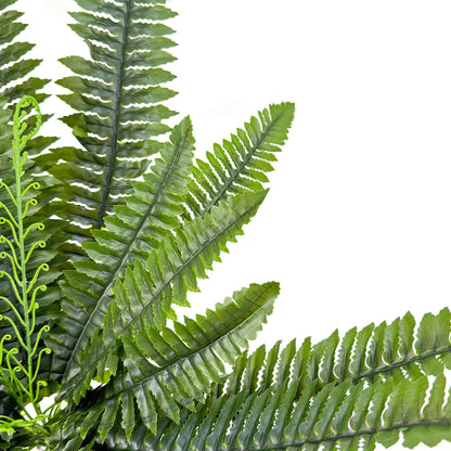 Ferns Artificial Bush Plants Artificial Boston Ferns With 38 Fronds For Outdoors Home Decor