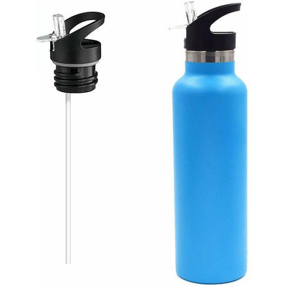 3 Piece Straw Lids for Hydro Flask Standard Mouth with Straws and Brush