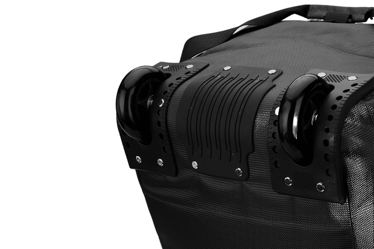90 L Foldable Oxford Rolling Duffle Travel Bag with 3 Carry Modes