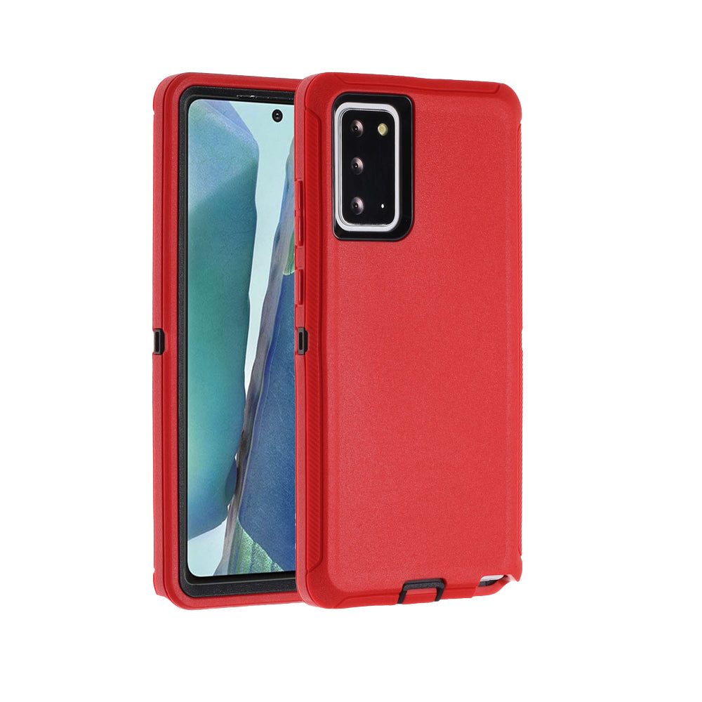 For Samsung Galaxy S23 S24 S22 Series Case Shockproof Protective Cover Red