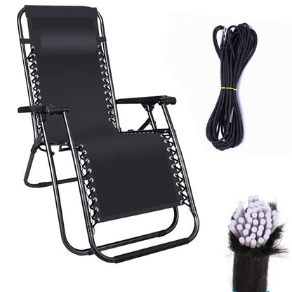 4Pcs Set Heavy Duty Bungee Cords Replacement Elastic Ropes for Lounge Chairs Folding Beds